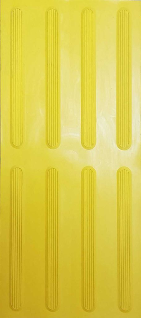 פס מוביל PVC צהוב 60 × 30 cm