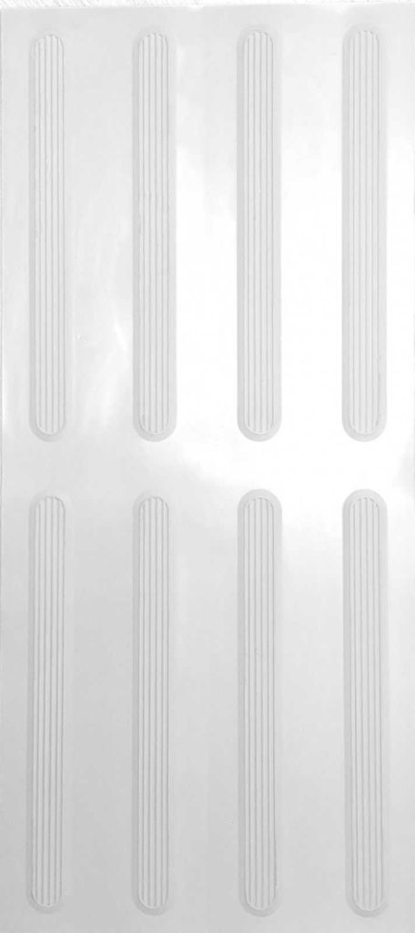 פס מוביל PVC לבן 60 × 30 cm