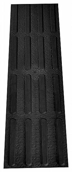 פס מוביל 130X30 PVC ס"מ לפי תקן - שחור ללא דבק